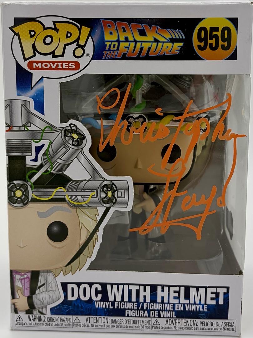 Christopher Lloyd Signed Funko Pop #959 "Doc Brown" (Back To The Future) - Beckett COA
